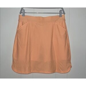 Peter Millar Melange‎ Performance Petal Hem Skort Sz M Golf Pickleball UPF 50+